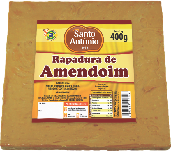 Rapadura de Amendoim 400g