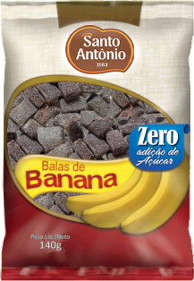 Bala de Banana Zero